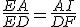 \frac{EA}{ED}=\frac{AI}{DF}