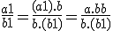 \frac{a+1}{b+1} = \frac{(a+1).b}{b.(b+1)} = \frac{a.b + b}{b.(b+1)}