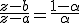 \frac{z-b}{z-a}=\frac{1-\alpha}{\alpha}