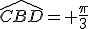 \hat{CBD}= \frac{\pi}3