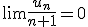 \lim\frac{u_n}{n+1}=0