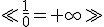 \ll\frac{1}{0}=+\infty\gg