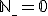 \mathbb {N}_- = {0}