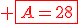 \red \fbox{A=28}
