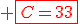\red \fbox{C=33}