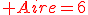 \red Aire=6