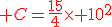\red C=\frac{15}{4}\times 10^2