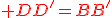 \red DD'=BB'
