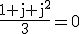 \rm\frac{1+j+j^2}{3}=0