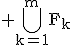 \rm \Bigcup_{k=1}^{m}F_k