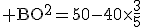 \rm BO^2=50-40\times\frac{3}{5}