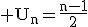 \rm U_{n}=\frac{n-1}{2}