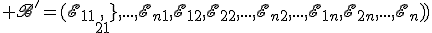 \scr B^'=(E_{11},E_{21},...,E_{n1},E_{12},E_{22},...,E_{n2},...,E_{1n},E_{2n},...,E_{nn})