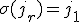 \sigma(j_r)=j_1