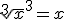 \sqrt[3]{x}^{3}=x