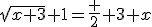 \sqrt{x+3}+1=\frac 2 3 x