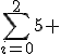 \sum_{i=0}^25 