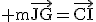 \tex m\vec{JG}=\vec{CI}