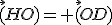 \vec(HO)= \vec(OD)