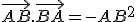 \vec{AB}.\vec{BA}= - AB^2 