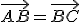 \vec{AB}=\vec{BC}