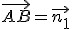 \vec{AB}=\vec{n_1}