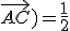 3$cos(\vec{AB};\vec{AC})=\frac{1}{2}