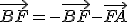 \vec{BF}=-\vec{BF}-\vec{FA}