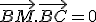 \vec{BM}.\vec{BC}=0