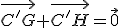\vec{C'G}+\vec{C'H}=\vec{0}