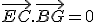 \vec{EC}.\vec{BG}=0