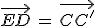 \vec{ED}\,=\,\vec{CC'}