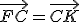 \vec{FC}=\vec{CK}