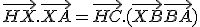 \vec{HX}.\vec{XA} = \vec{HC}.(\vec{XB} + \vec{BA})