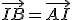 \vec{IB} = \vec{AI}