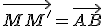 \vec{MM'}=\vec{AB}
