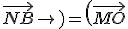 3$\left(\vec{MA};\vec{NB}\right) = \left(\vec{MO};\vec{NO}\right)\quad(2\pi)