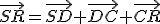 \vec{SR}=\vec{SD}+\vec{DC}+\vec{CR}