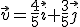 \vec{v}=\frac{4}{5}\vec{i}+\frac{3}{5}\vec{j}