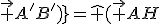 \widehat {(\vec {A'O};\vec {A'B'})}=\widehat {(\vec {AH};\vec {AB})}[\pi]