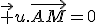 \vec u.\vec{AM}=0