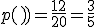 {p(B)=}\frac{12}{20}{=}\frac{3}{5}
