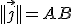 ||\vec{j}||=AB