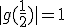|g(\frac{1}{2})|=1