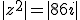 |z^2| = |8+6i|