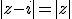|z-i|=|z|