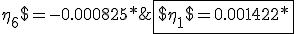  \\ \begin{table}[hp!] \\ \centering \\ \caption{Estimations Results of stochastic volatility models} \\ \begin{tabular}{lcccc} \\ \hline \\ \hline \\ Parameters/Models & Bharti Airtel (1) & Bharti Airtel (2) & Bharti Airtel (3) & Bharti Airtel(4) \\ \\ \hline \\ \hline \\  \\ \textbf{CDS spread} & - & \fbox{$ \eta_{1} $ = 0.001422* & - & - \\ \\ & - & $ \eta_{6} $ = -0.000825* & - & - \\ \\ \end{tabular} \\ \end{table}  \\  \\ 