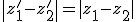 \large \forall (z_1,z_2)\in {\mathbb C}^2 \; \|z_1^'-z_2^'\| = |z_1-z_2| 
