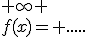 4$\rm\begin{tabular}{|c|ccccccc|}\hline{x}&-\infty& &0& &+\infty \\\hline{ }&+\infty& & & &+\infty \\{f(x)= .....}& &\searrow&+1&\nearrow& &\\\hline\end{tabular}
