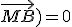 (\vec{MA} ; \vec{MB}) = 0